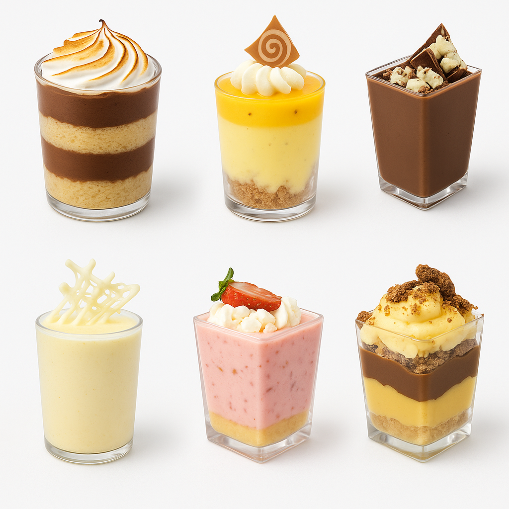 Dessert Cup Catering Pack A (30, 45 or 60 guests)