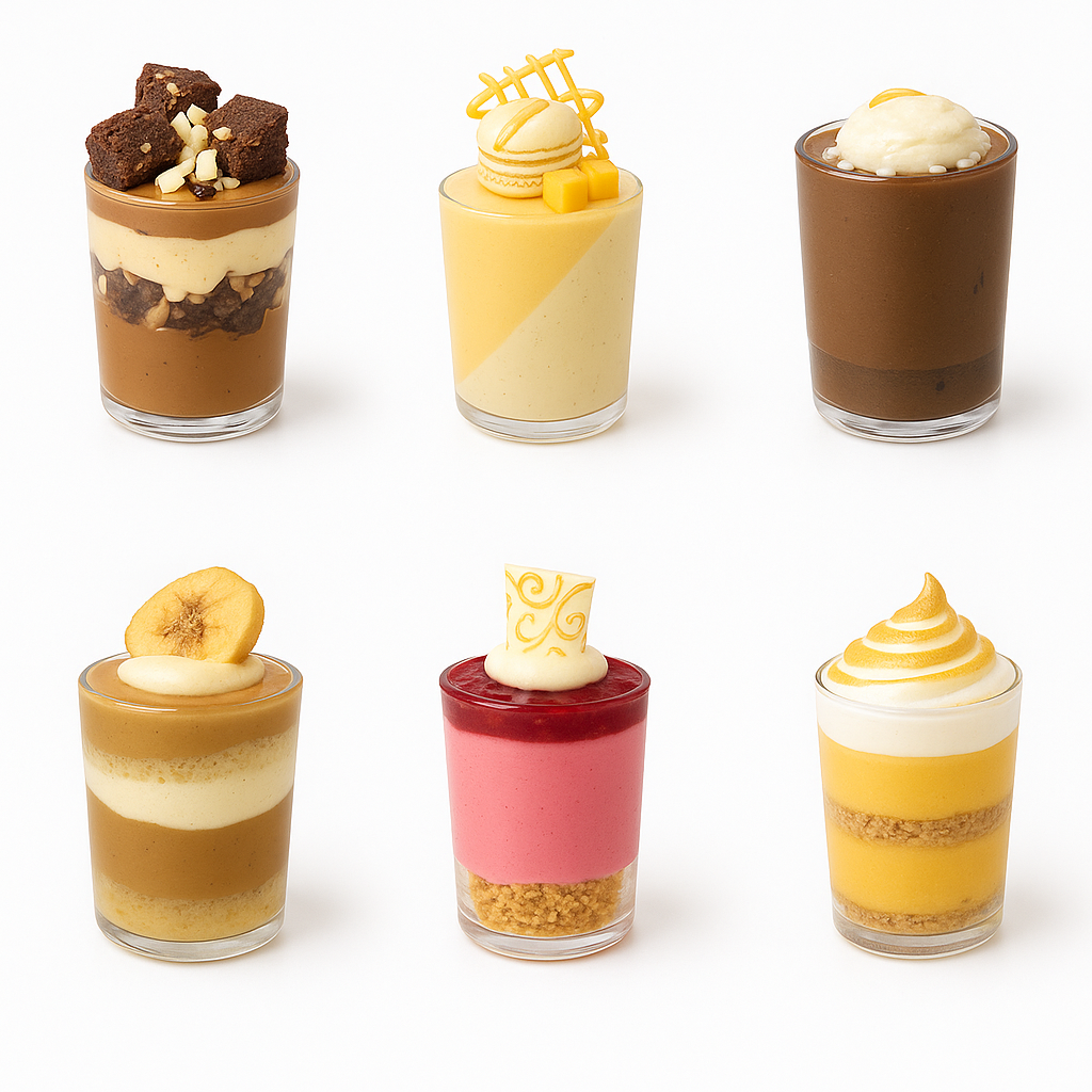 Dessert Cup Catering Pack C (30, 45 or 60 guests)