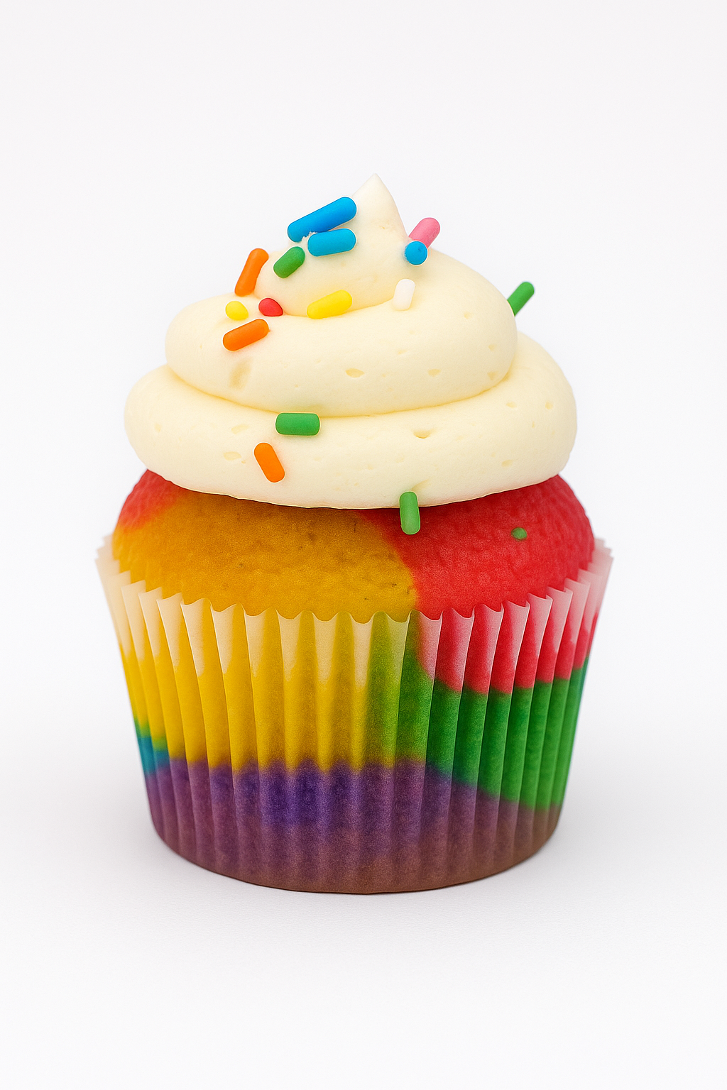 Mini Cupcake - Rainbow - (Pack of 10)