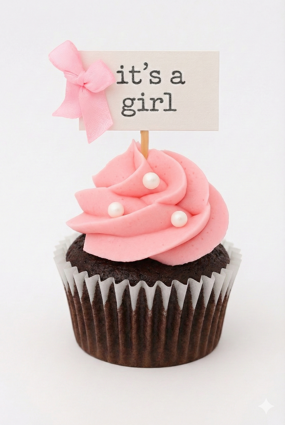 Mini Cupcake - It's a Girl - (Pack of 10 or 15)