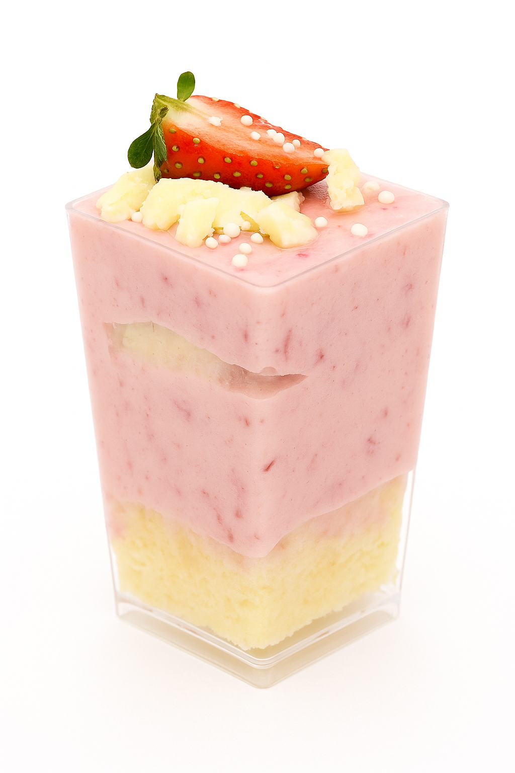 Dessert Cup - Strawberry Mousse Trifle ( Pack of 10 )