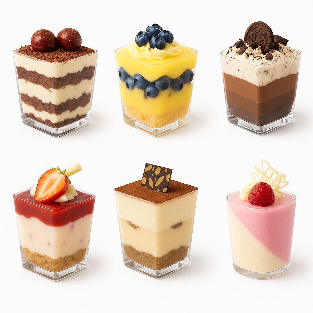 Dessert Cup Catering Pack B (30, 45 or 60 guests)