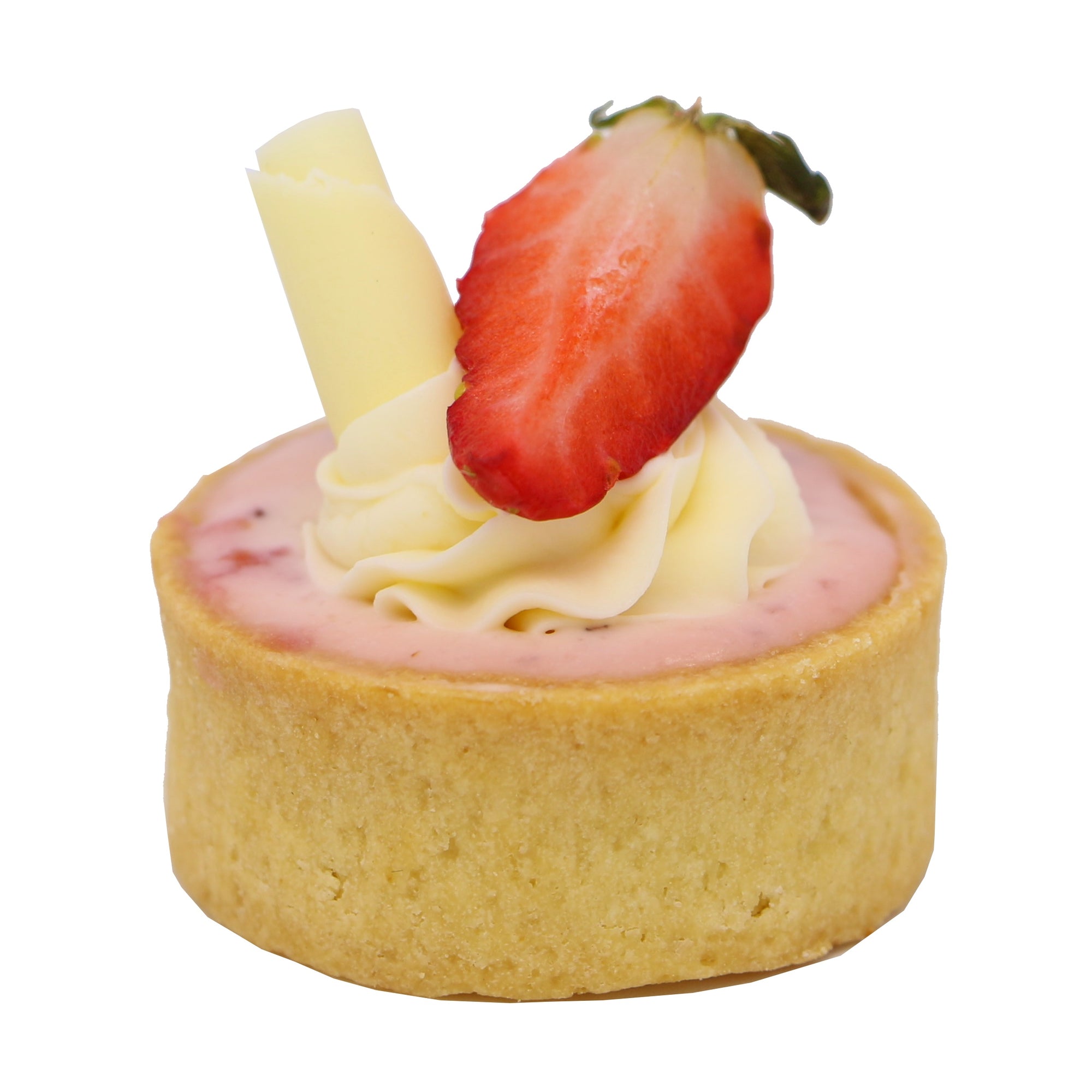 Tart (Mini) - White Chocolate & Strawberry Cheesecake - Treats2eat - Wedding & Birthday Party Dessert Catering Near Me