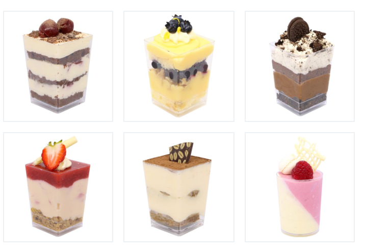 Dessert Cup Catering Pack B (30, 45 or 60 guests) - Treats2eat - Wedding & Birthday Party Dessert Catering Near Me