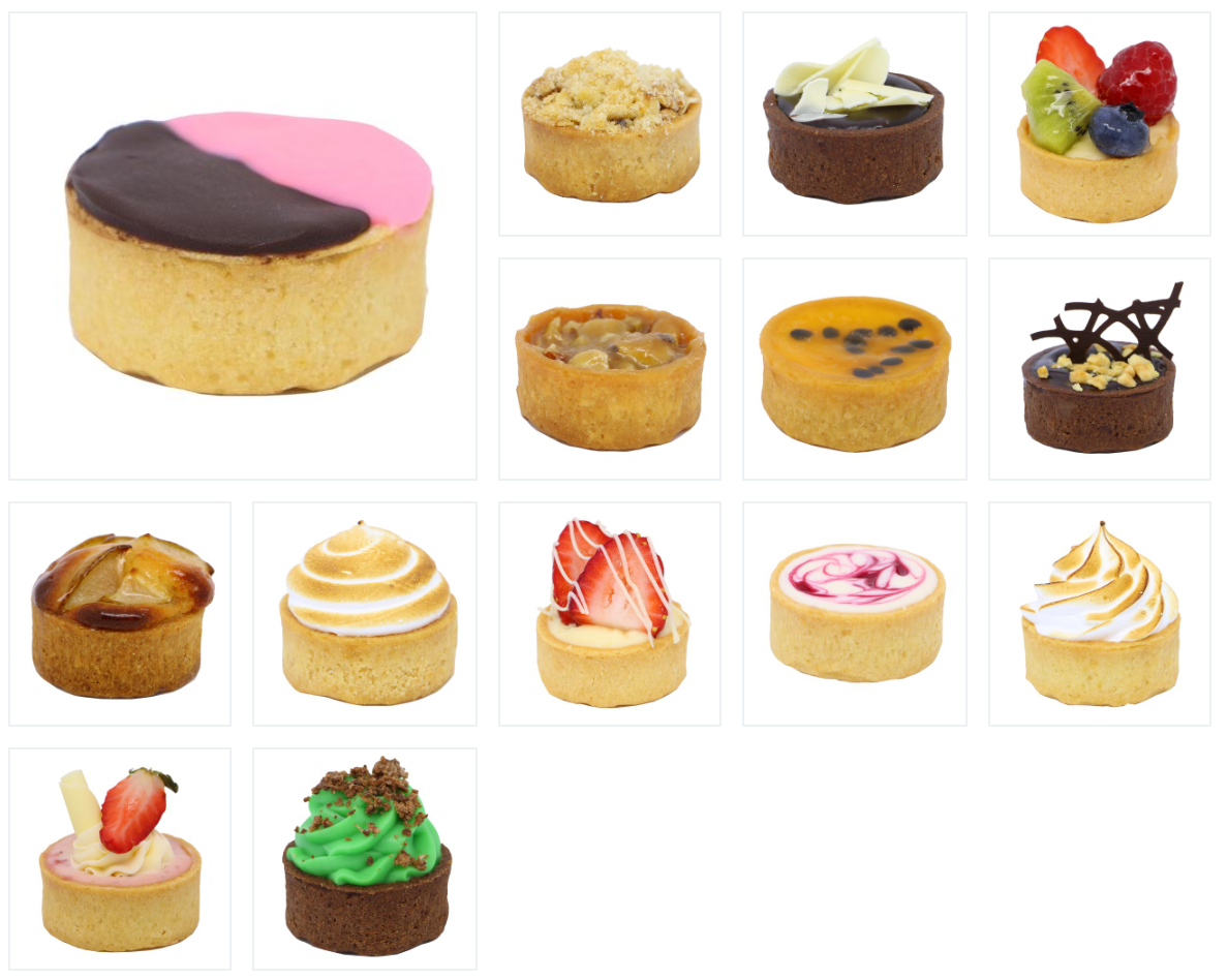 Mini Tarts Catering Pack (50 or 75 Guests) - Treats2eat - Wedding & Birthday Party Dessert Catering Near Me